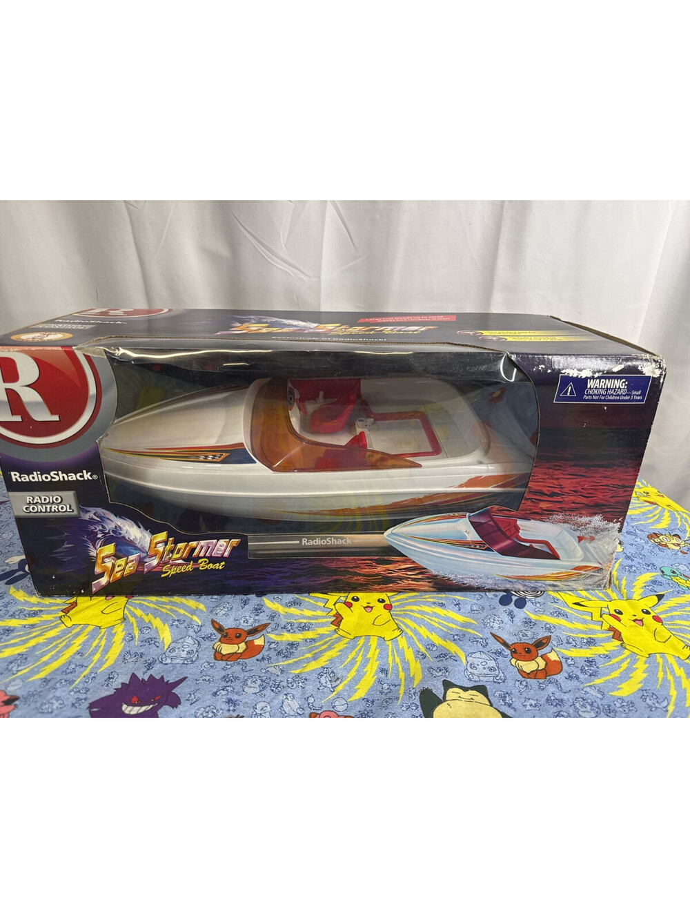 New RADIO SHACK RC Sea Stormer Speed Boat Battery & Charger Not Included